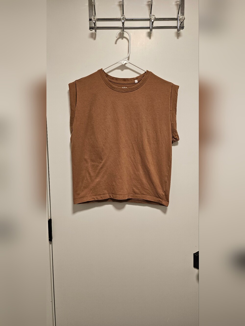 DSG Size XS Tan Brown Sleeveless Crop Top